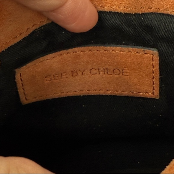 See By Chloe fringe tassels suede crossbody mini purse - Picture 5 of 6